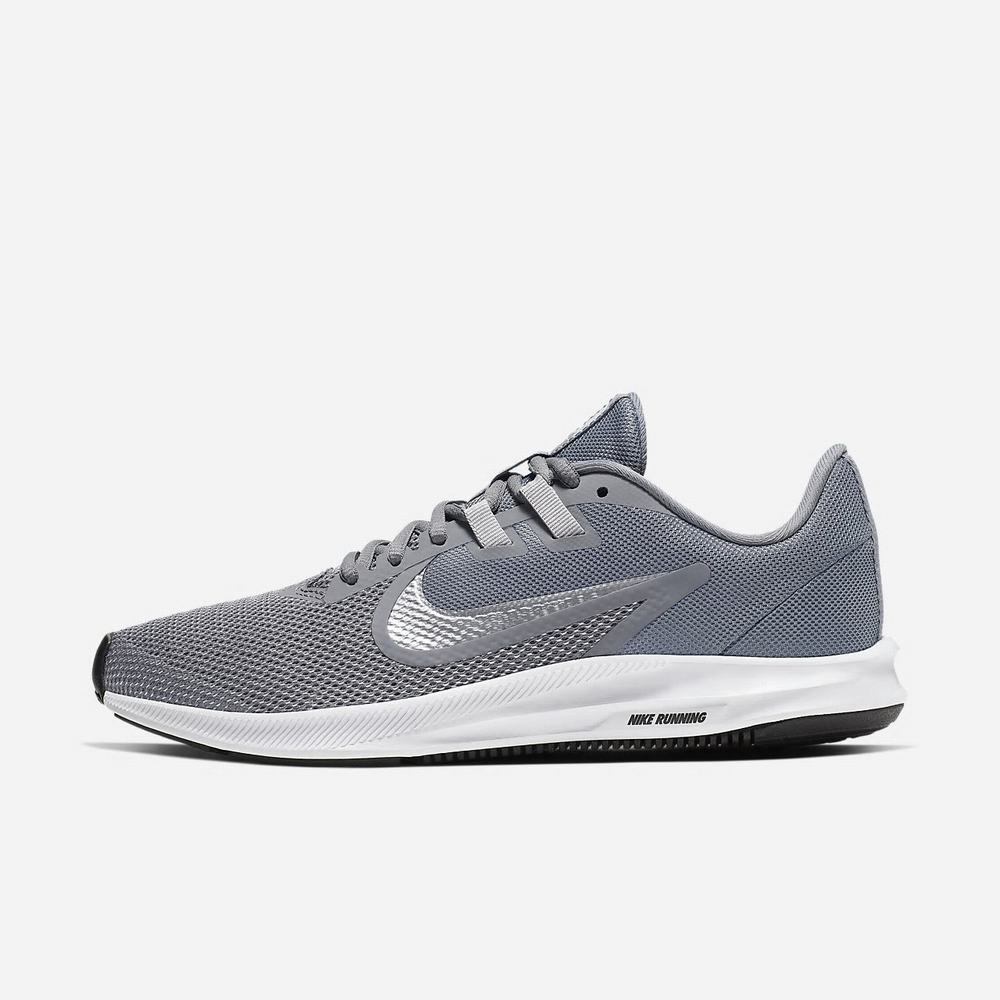 Chaussure De Running Nike Downshifter 9 Grise 6382-074 Cool Grey/Wolf Grey/Black/Metallic Silver Femme | MRO-98773915